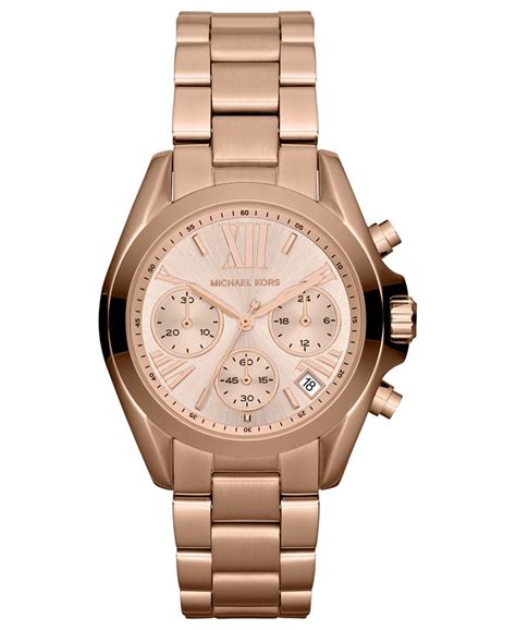 michael kors bradshaw mini rose gold chronograph watch mk5799|Michael Kors watches for women.